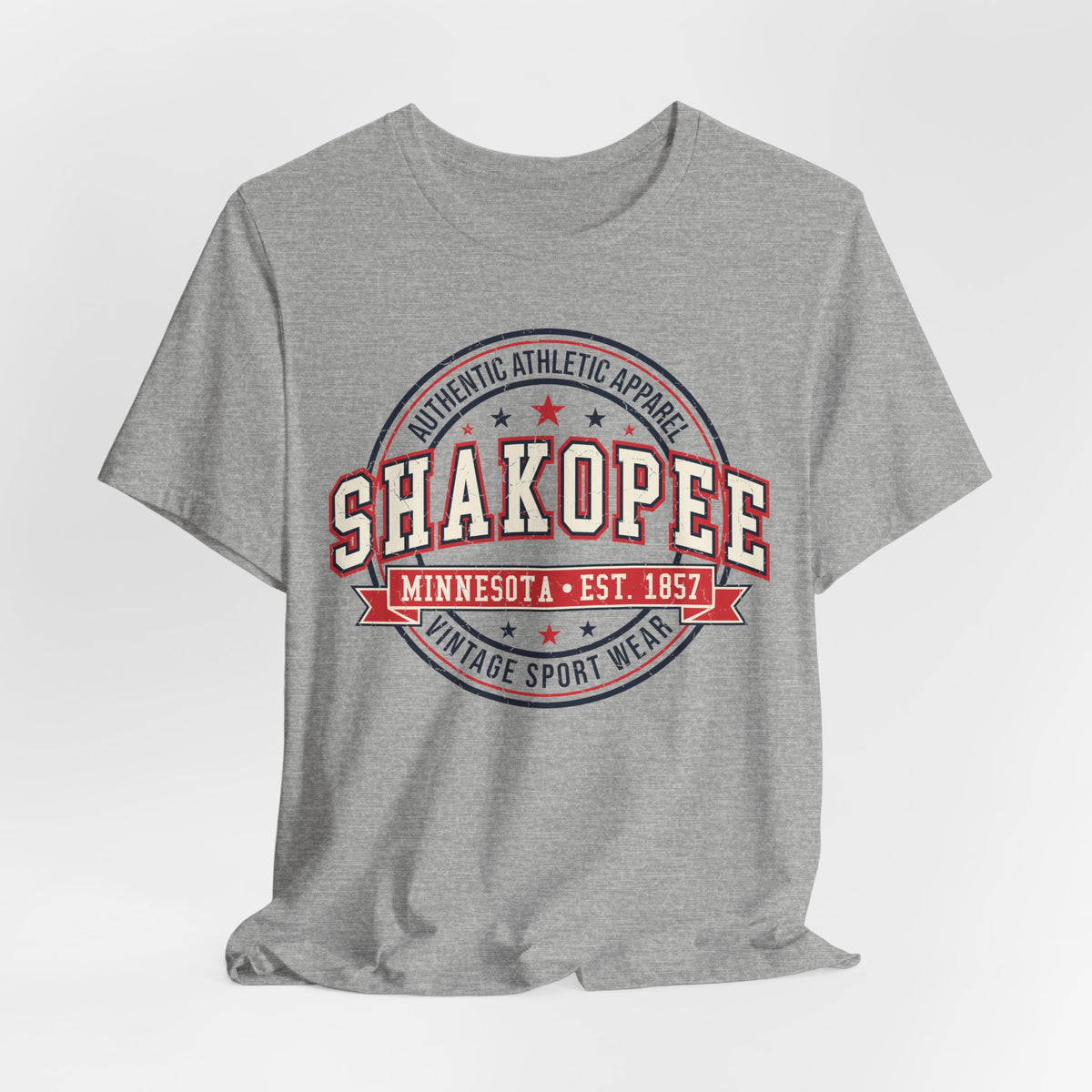 Shakopee Minnesota Vintage Sport Tee – Retro Athletic Graphic T-Shirt