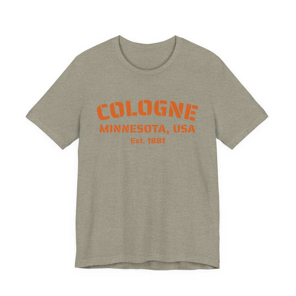 Cologne Orange Text Tee