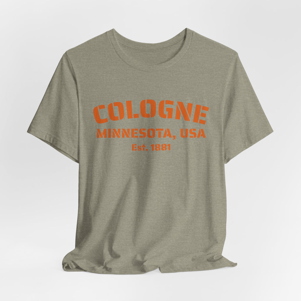 Cologne Orange Text Tee