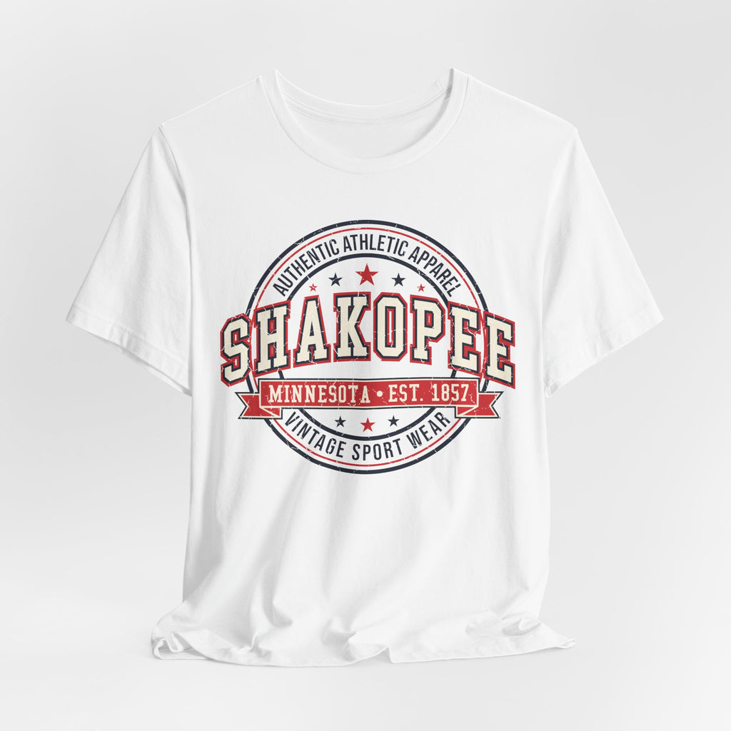 Shakopee Minnesota Vintage Sport Tee – Retro Athletic Graphic T-Shirt