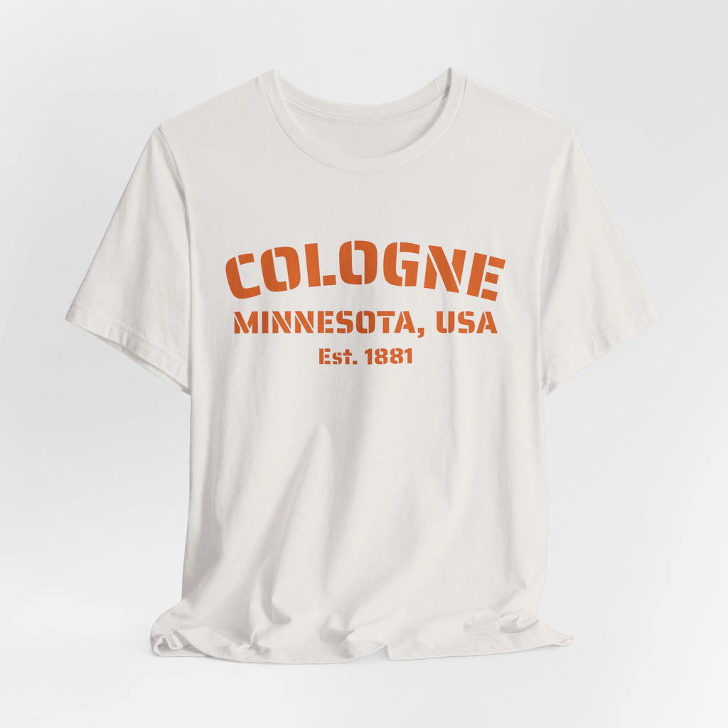 Cologne Orange Text Tee