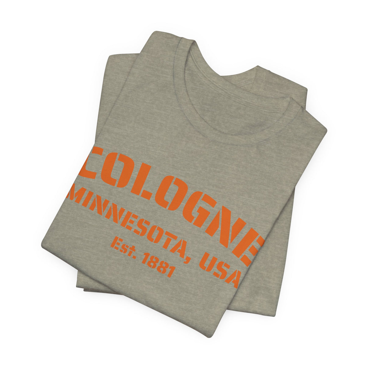 Cologne Orange Text Tee