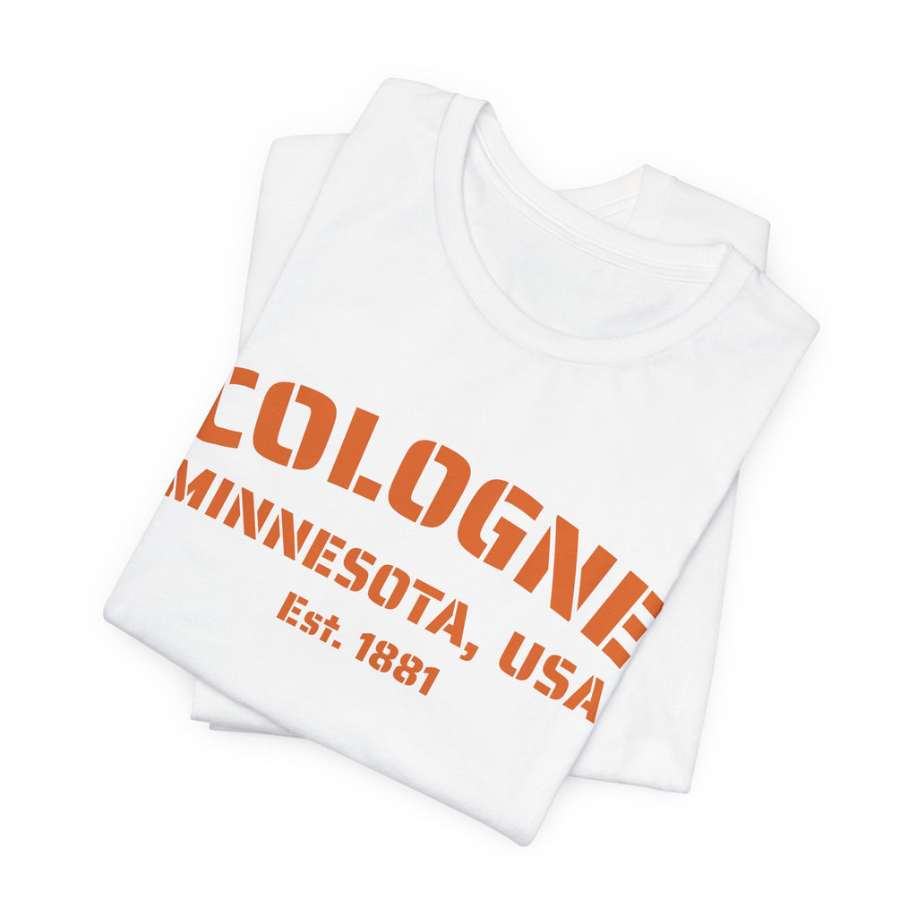 Cologne Orange Text Tee