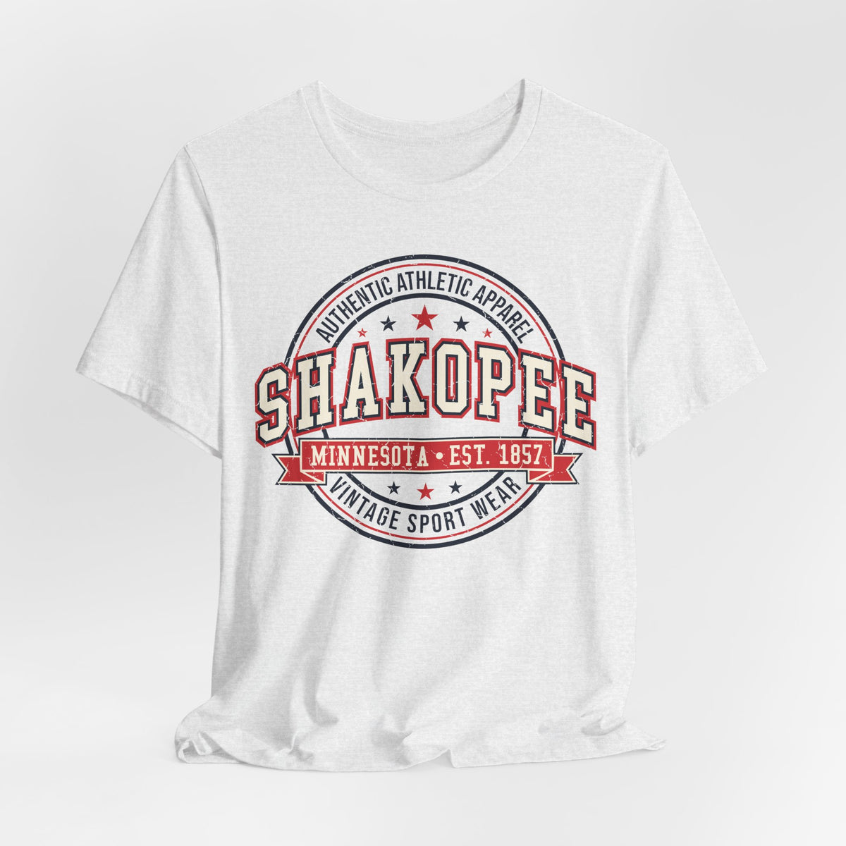 Shakopee Minnesota Vintage Sport Tee – Retro Athletic Graphic T-Shirt