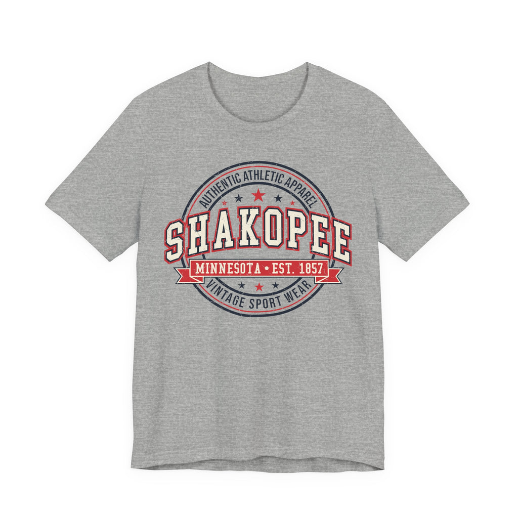 Shakopee Minnesota Vintage Sport Tee – Retro Athletic Graphic T-Shirt