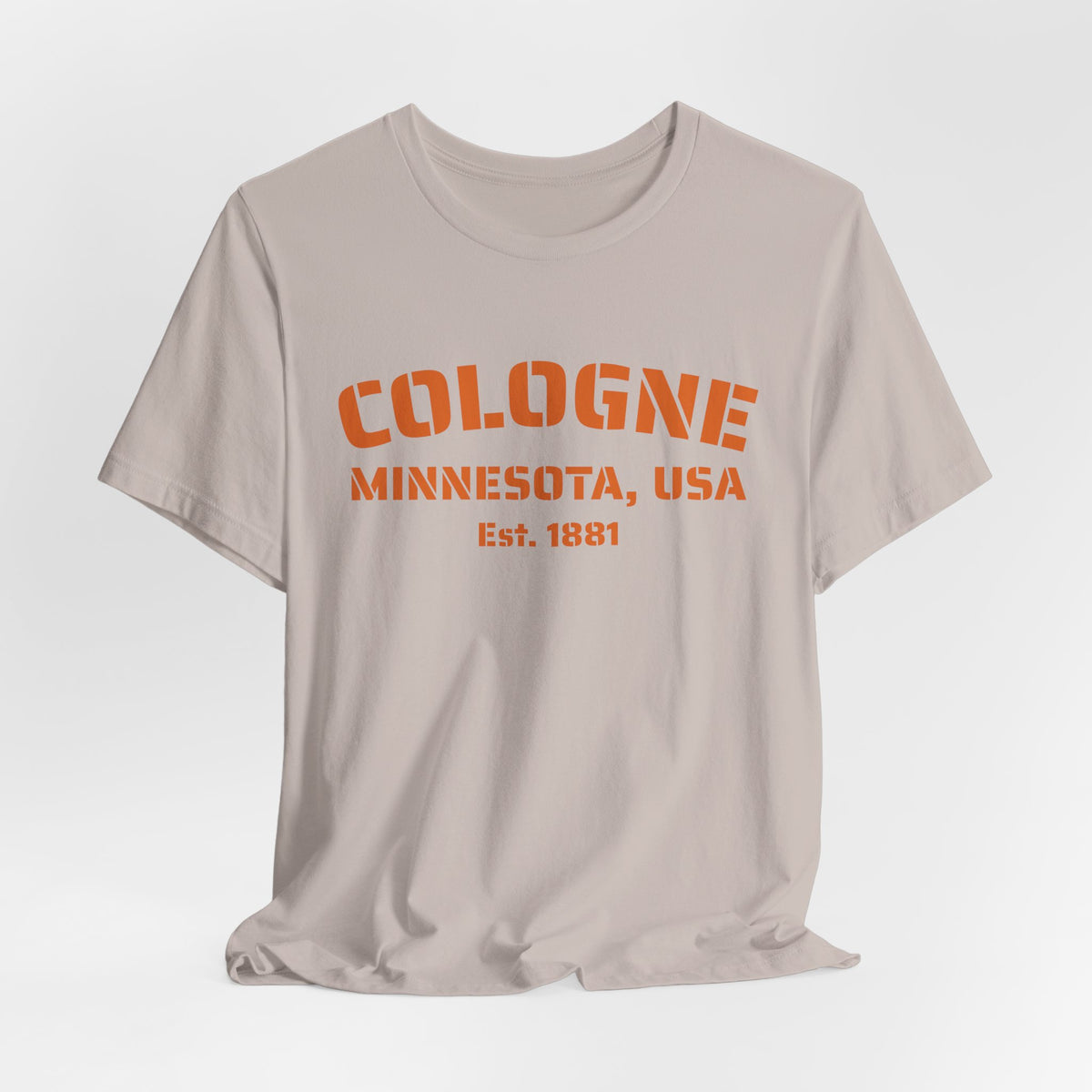 Cologne Orange Text Tee