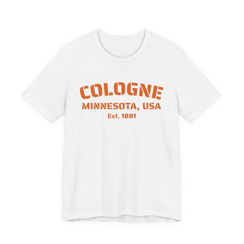 Cologne Orange Text Tee