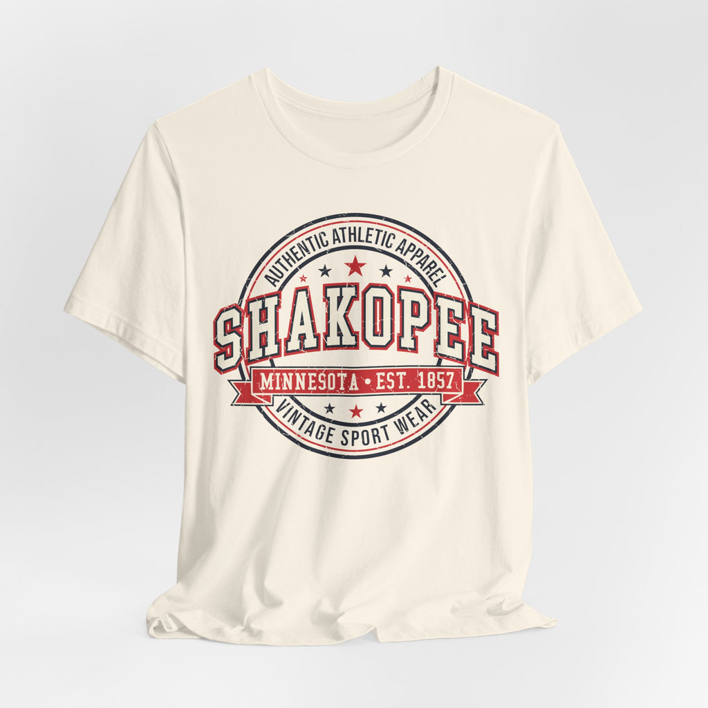 Shakopee Minnesota Vintage Sport Tee – Retro Athletic Graphic T-Shirt