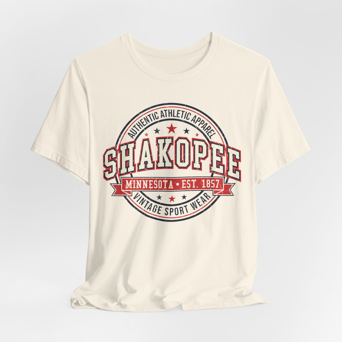 Shakopee Minnesota Vintage Sport Tee – Retro Athletic Graphic T-Shirt
