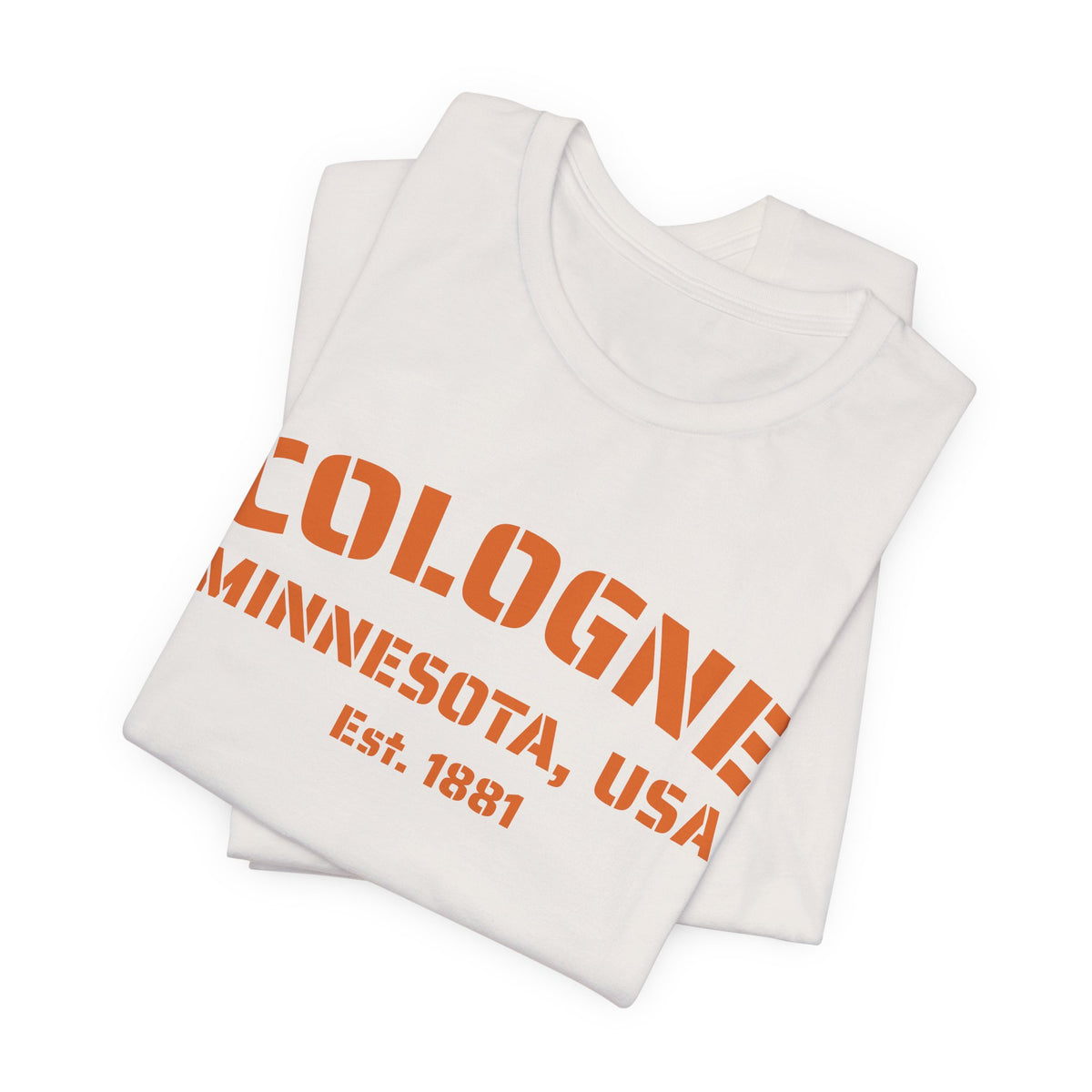 Cologne Orange Text Tee