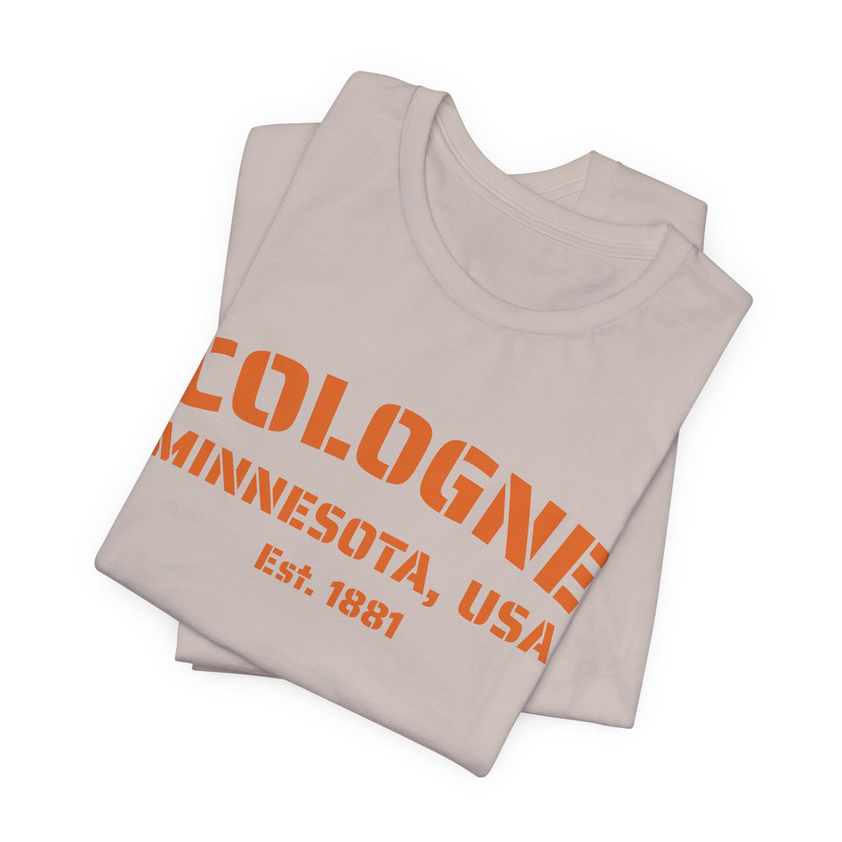 Cologne Orange Text Tee