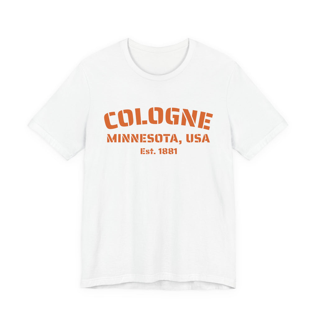 Cologne Orange Text Tee