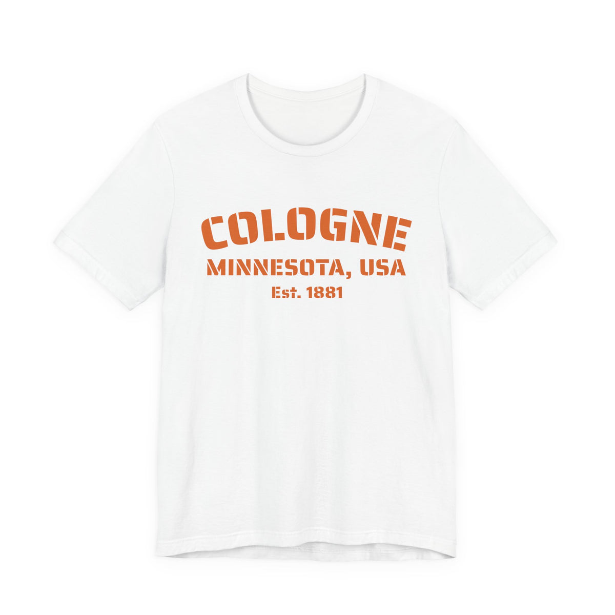 Cologne Orange Text Tee