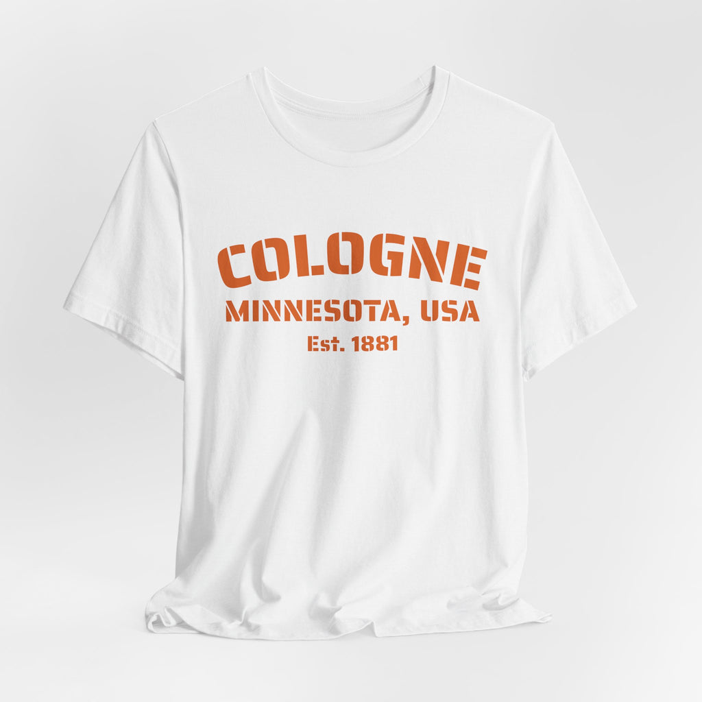 Cologne Orange Text Tee